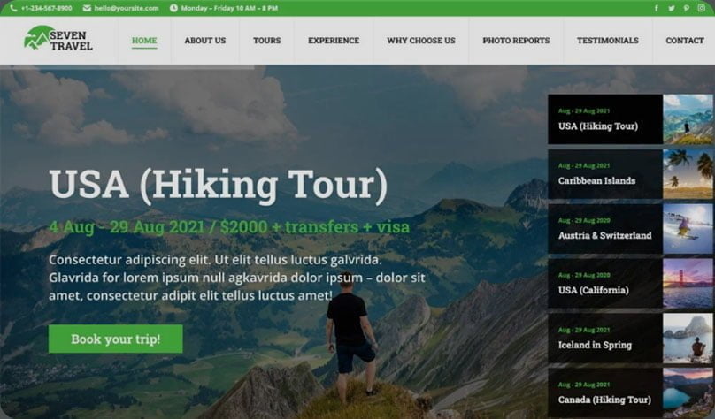 Σχεδιασμός Ιστοσελίδας για Ταξιδιωτικό Γραφείο